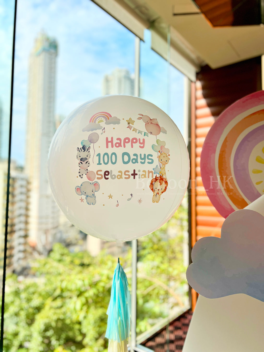 百日宴氣球 ｜100 Days balloon | BalloonHK