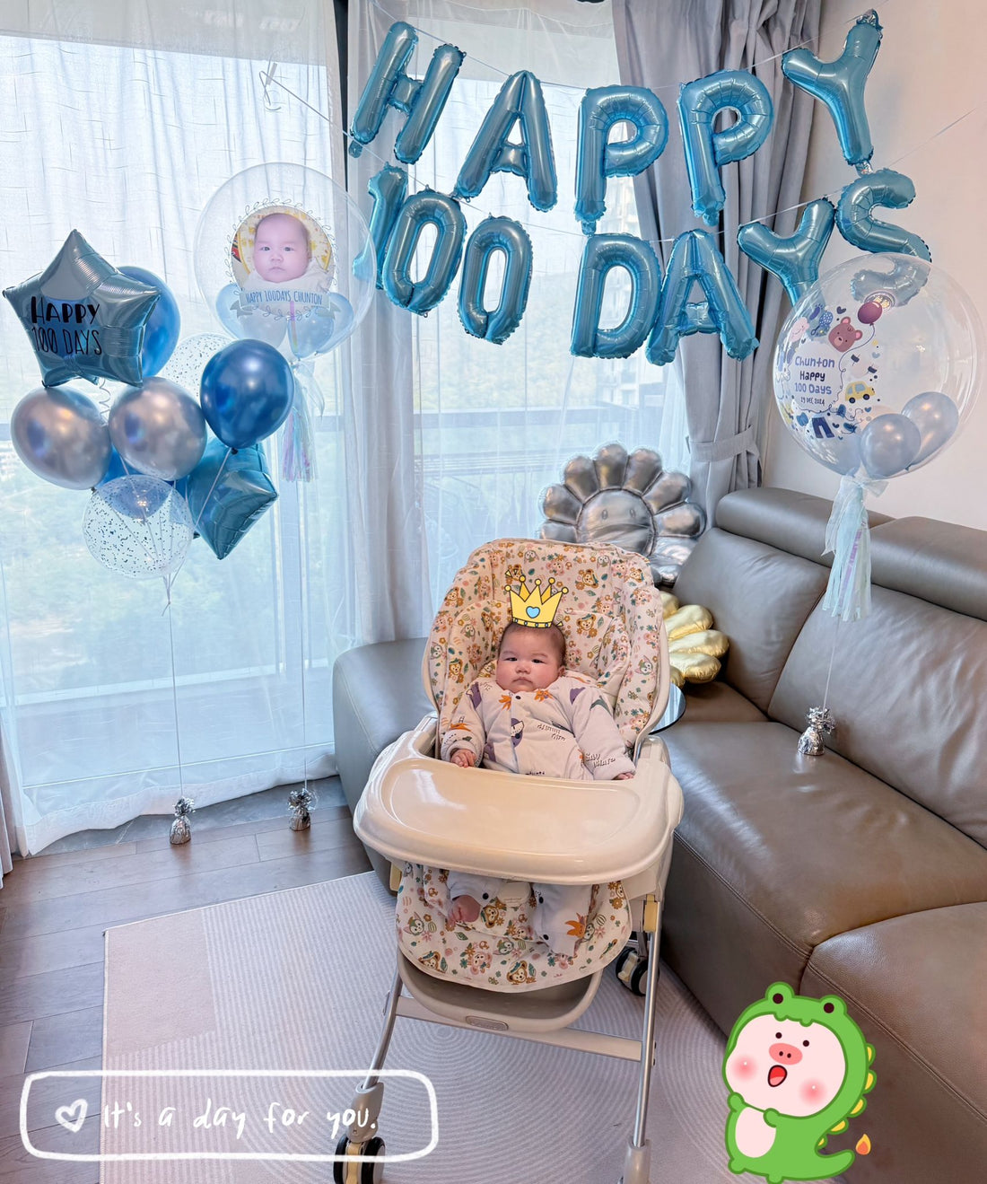 百日宴氣球 ｜100 Days balloon | BalloonHK