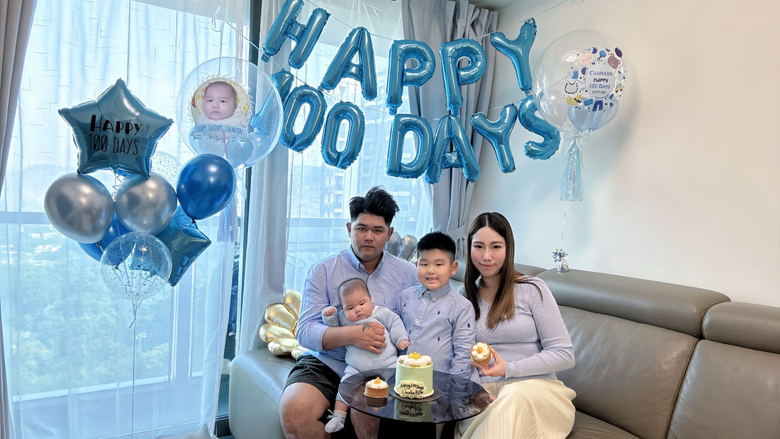 百日宴氣球 ｜100 Days balloon | BalloonHK