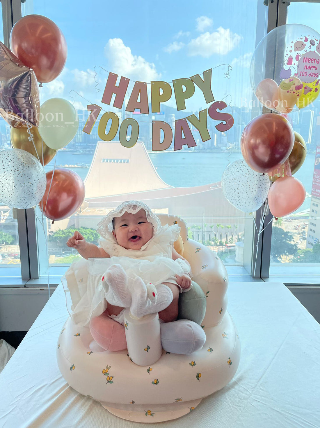 百日宴氣球 ｜100 Days balloon | BalloonHK