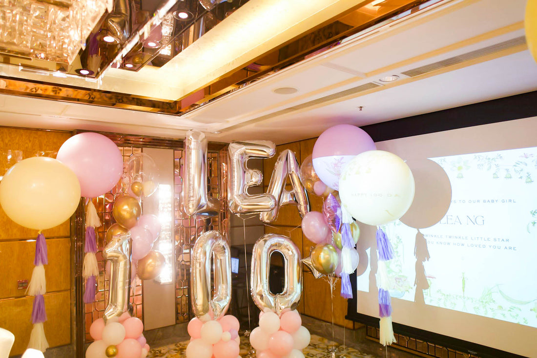 百日宴氣球 ｜100 Days balloon | BalloonHK