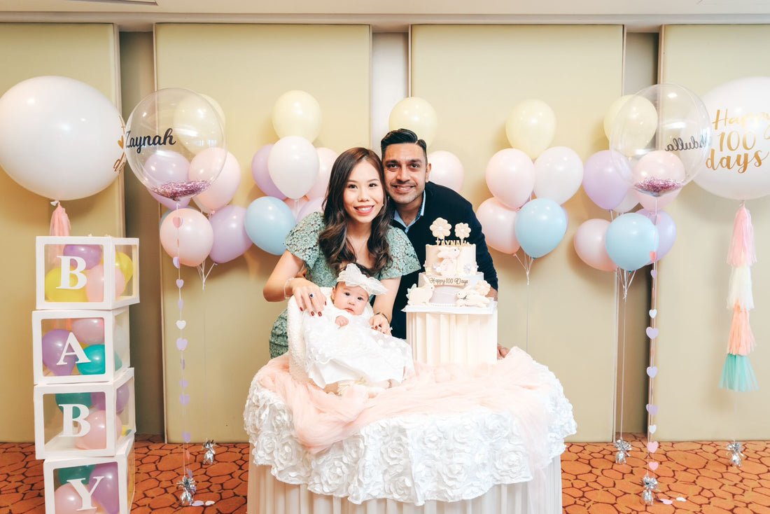 百日宴氣球 ｜100 Days balloon | BalloonHK