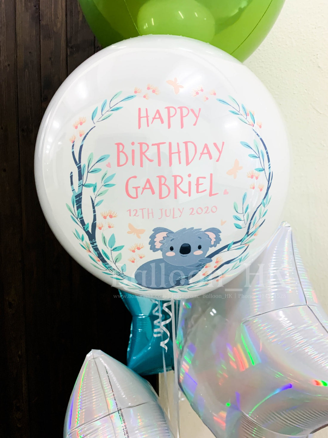 17" 彩印水晶糖果氣球