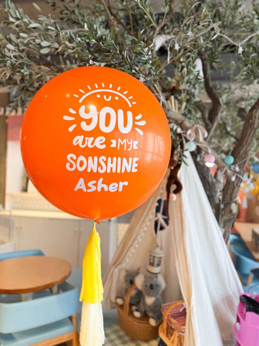 兒童生日氣球｜百日宴氣球｜Message氣球｜BalloonHK