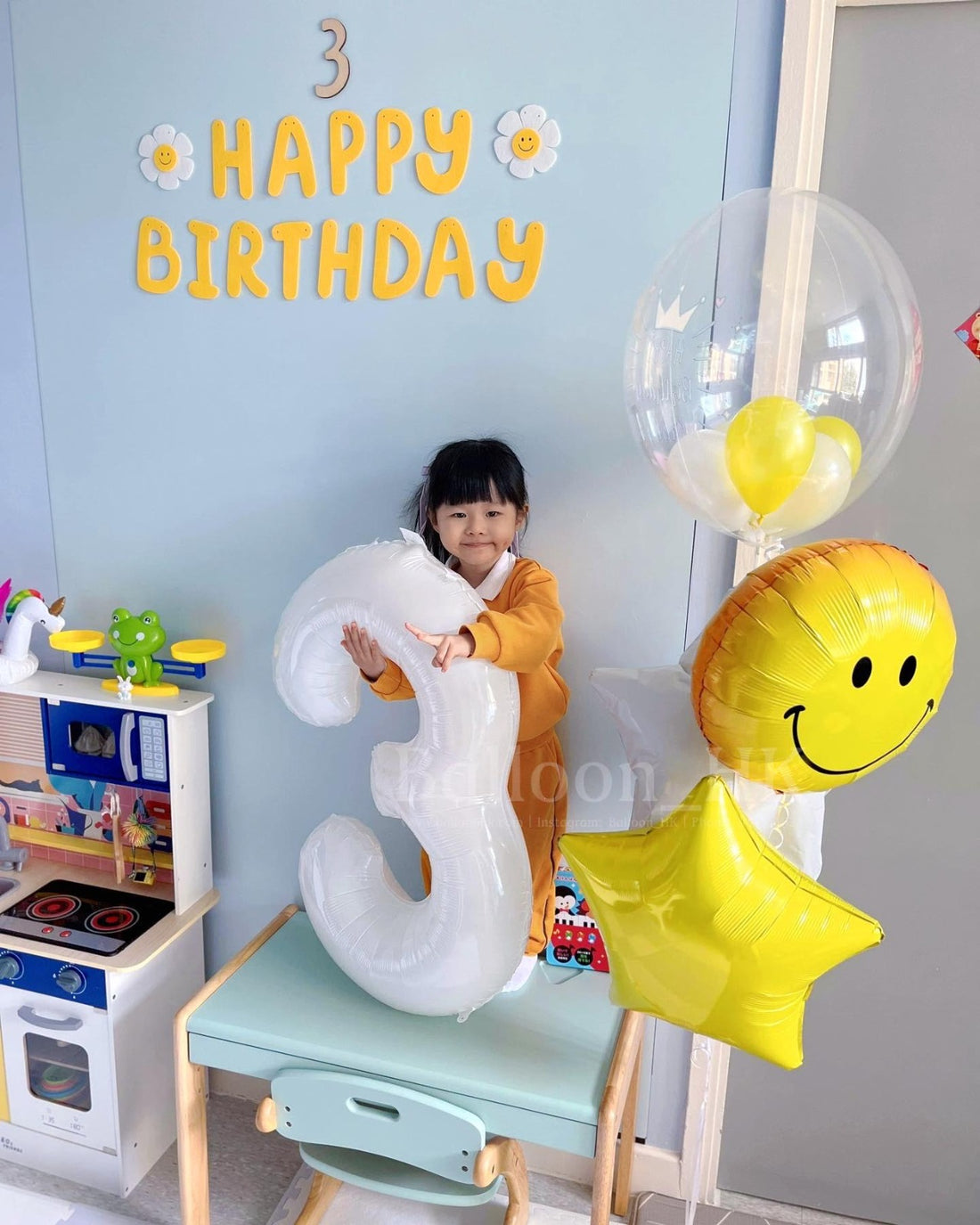 白色氣球｜數字氣球｜錫紙氣球 | BalloonHK  