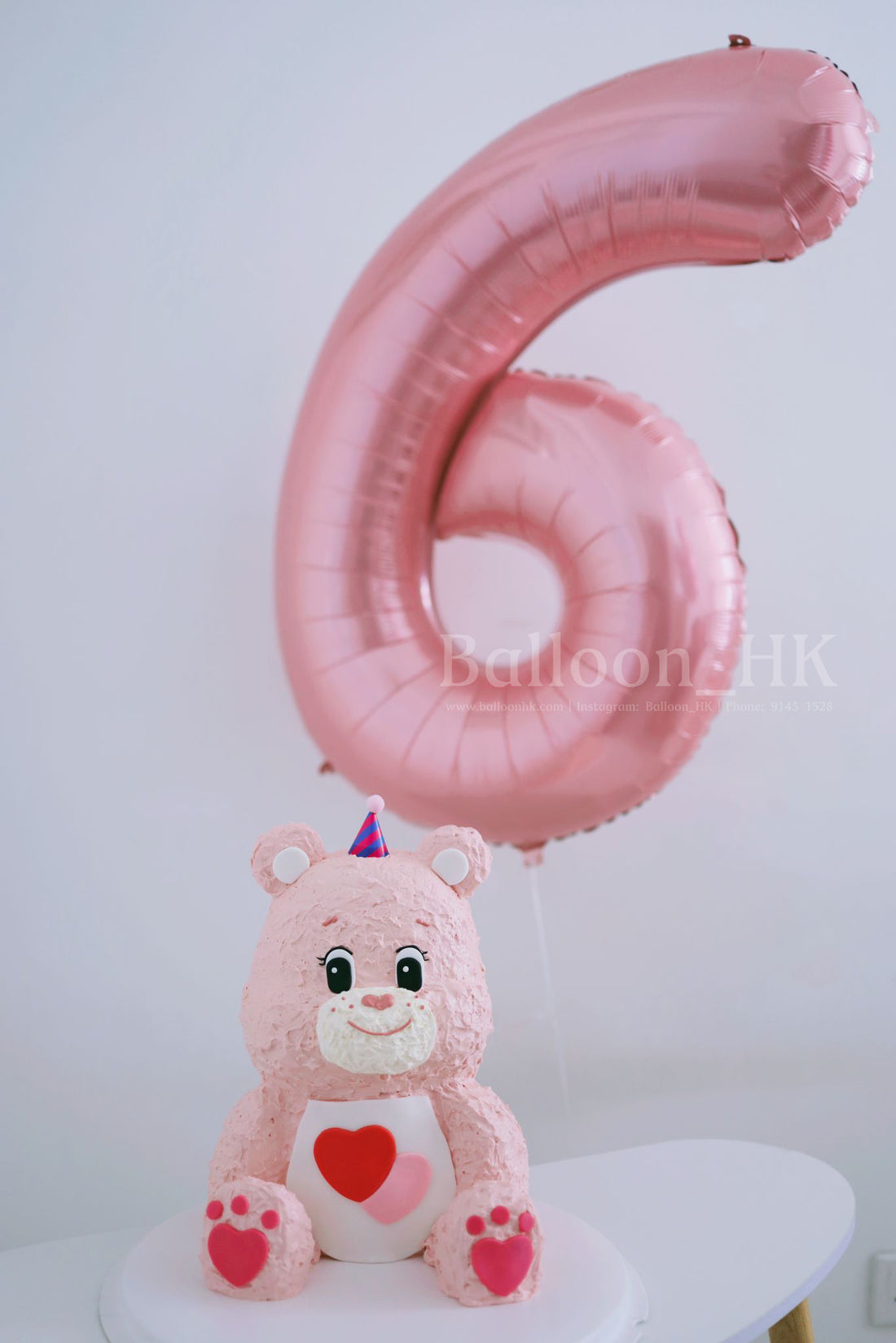 淺粉紅氣球｜數字氣球｜錫紙氣球 | BalloonHK  