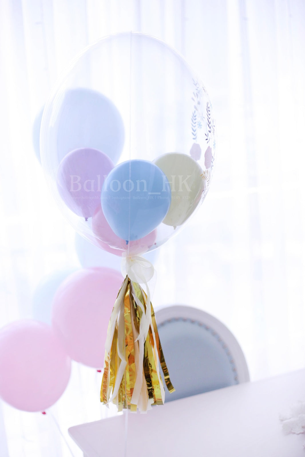 彩印水晶馬卡龍波中波+裝飾