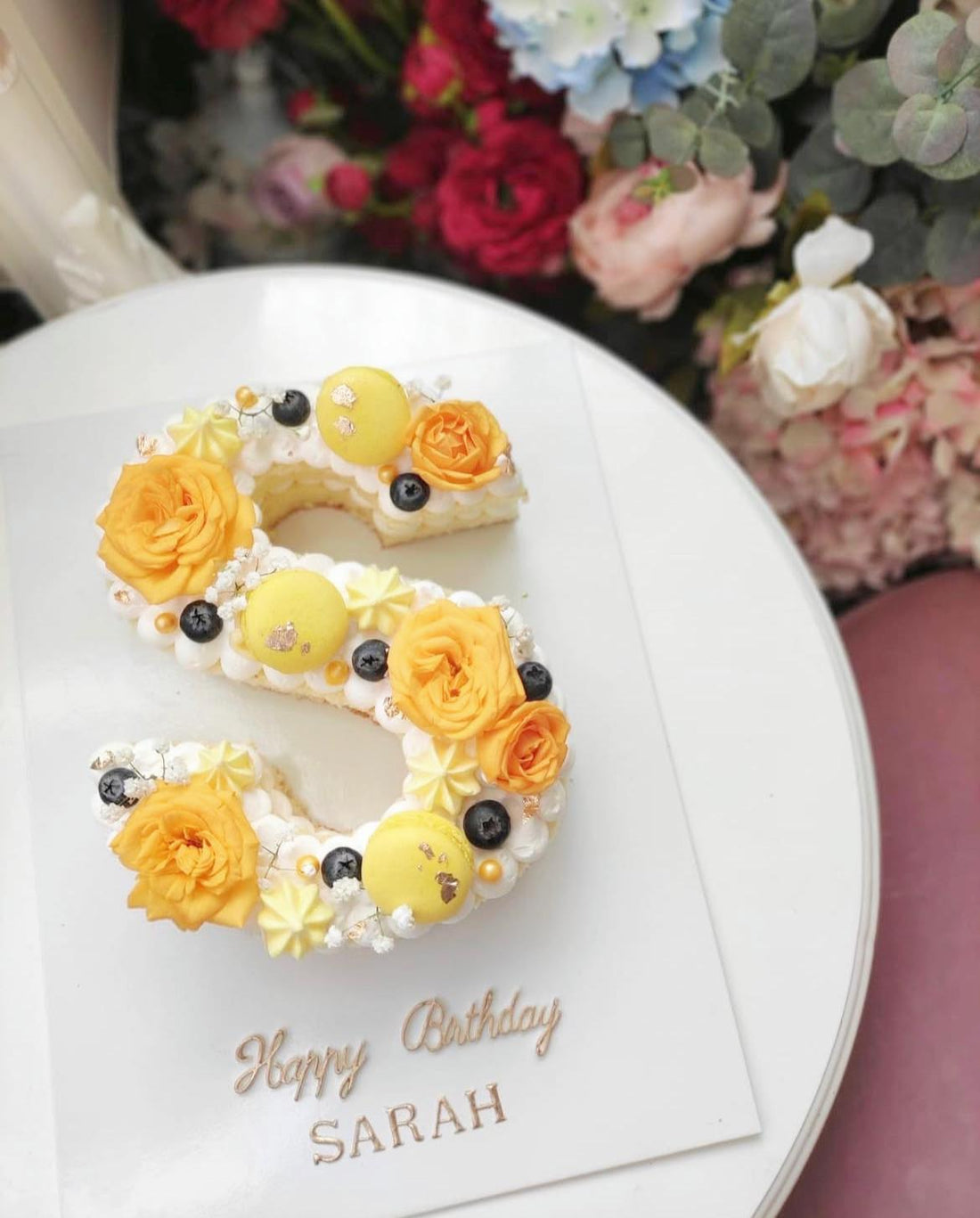 英文字母蛋糕｜生日蛋糕｜派對蛋糕｜BalloonHK