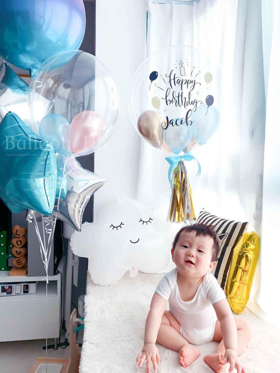 BB生日氣球 ｜1歲生日氣球｜ Baby balloon | BalloonHK 