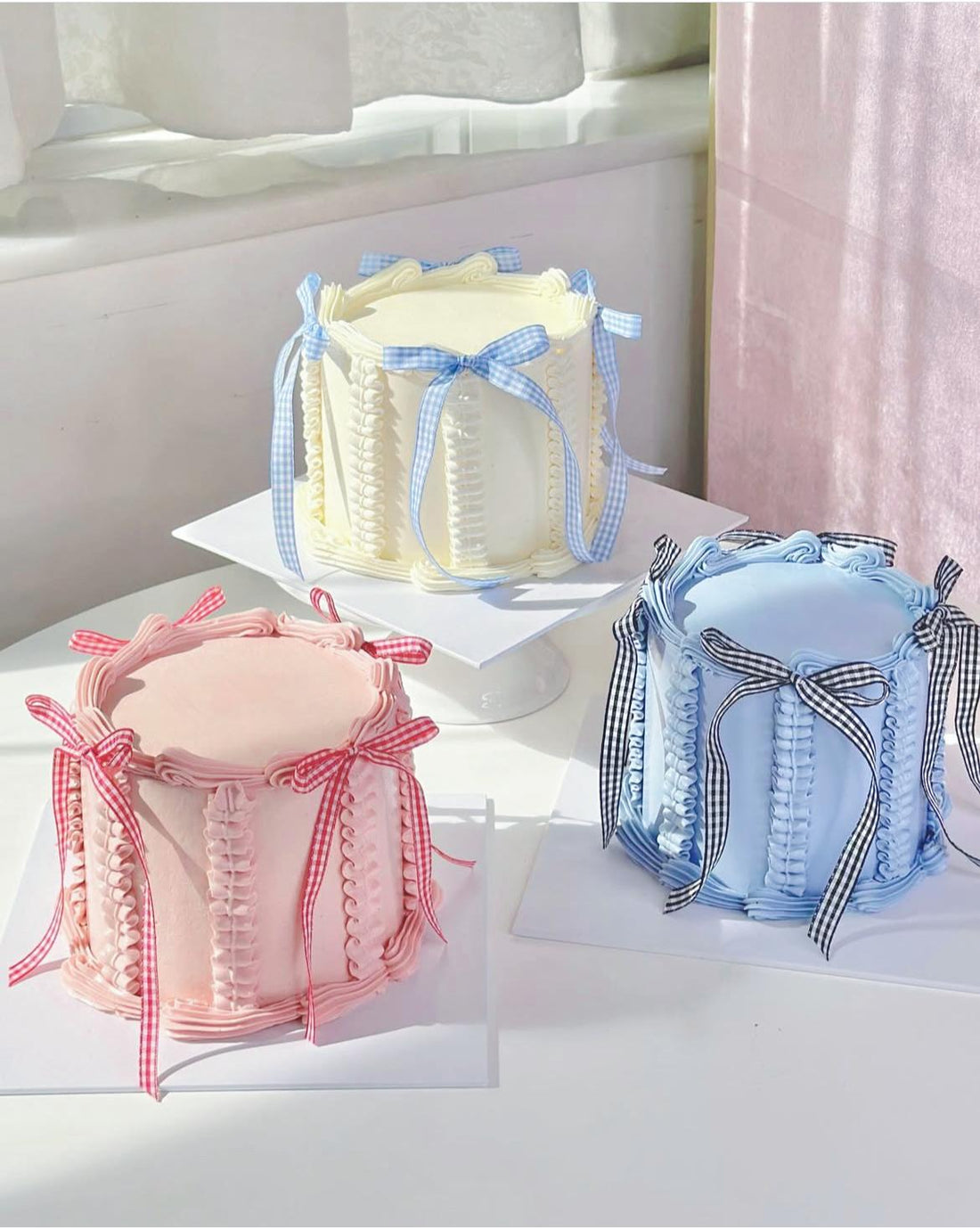 芭蕾風蛋糕｜蝴蝶結蛋糕｜生日蛋糕｜BalloonHK