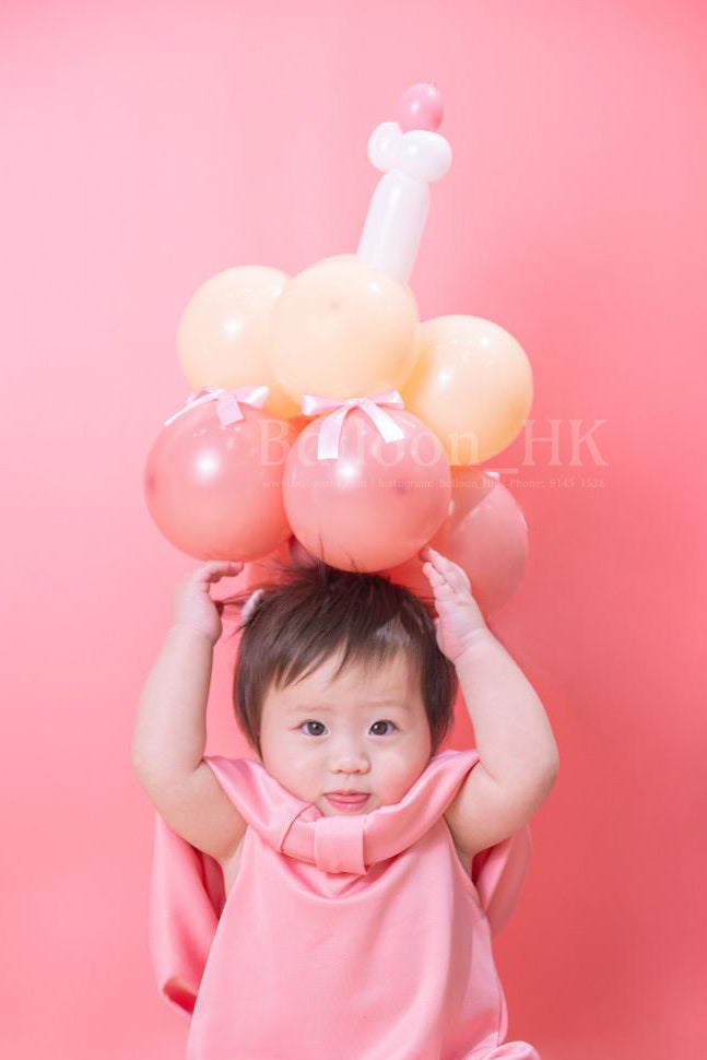 蛋糕造型氣球｜蛋糕氣球帽子｜生日蛋糕| Balloon HK