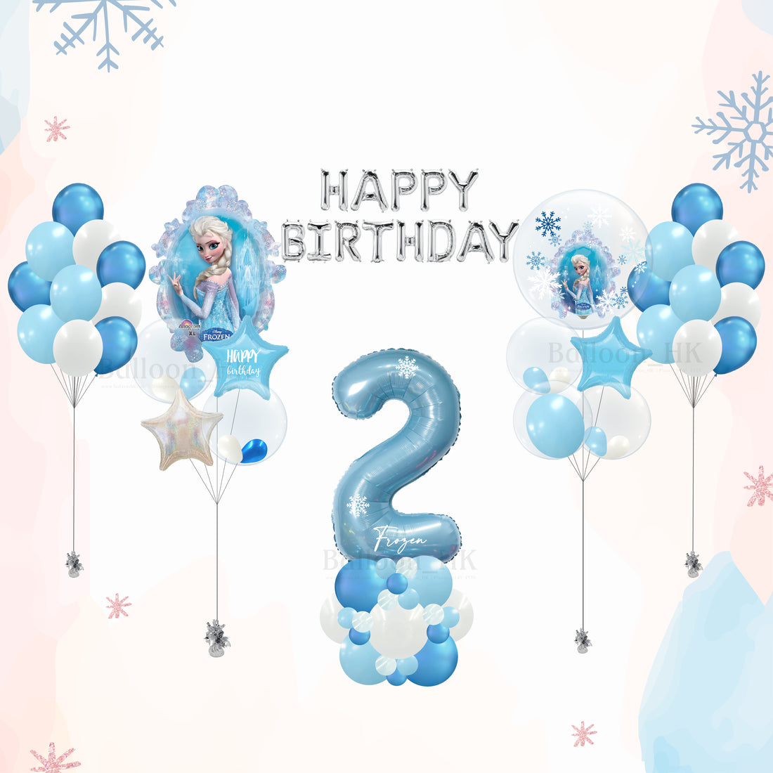 迪士尼公主氣球｜兒童生日氣球｜卡通氣球｜Balloon HK