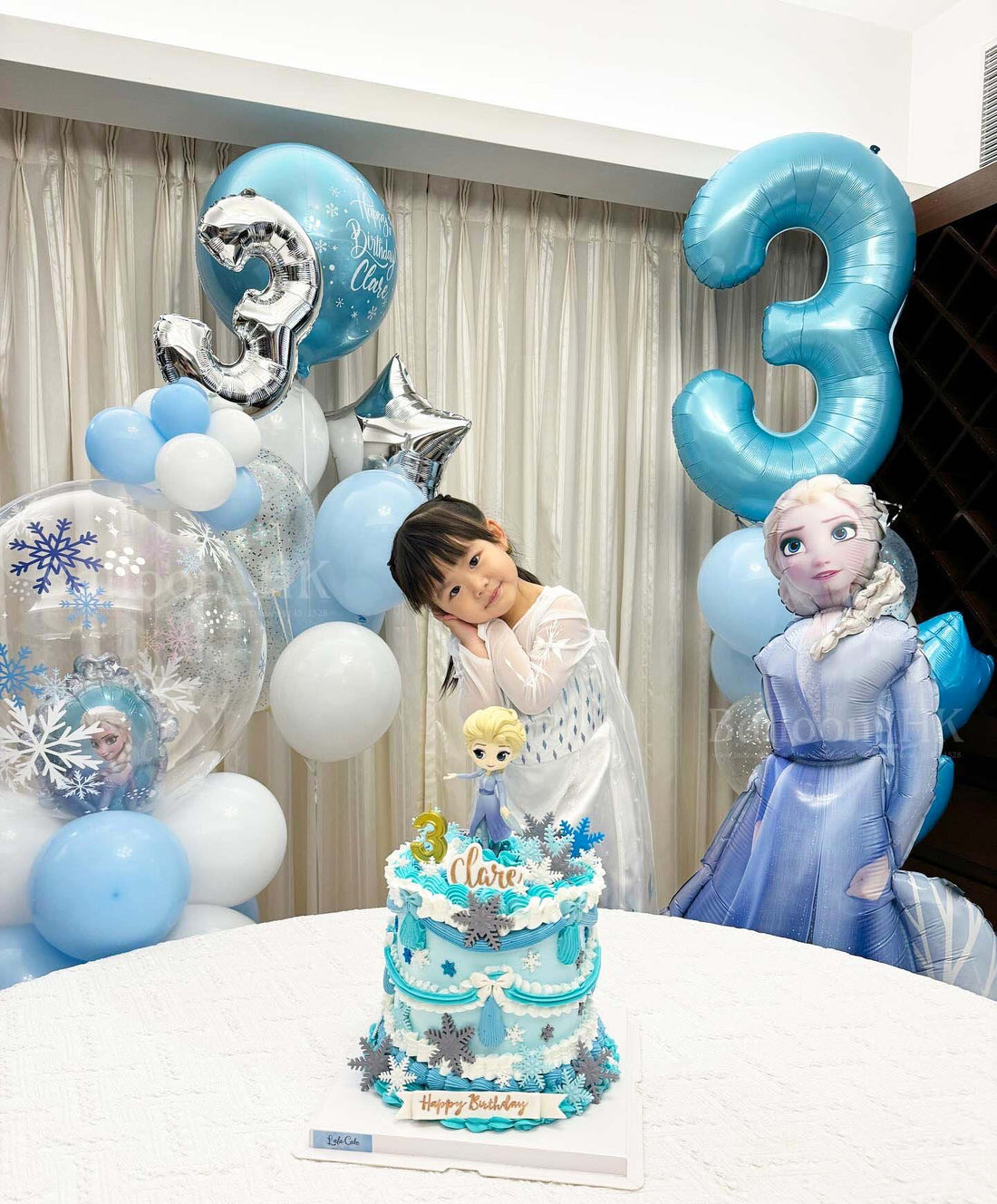 Elsa 公主氣球｜迪士尼氣球｜兒童生日氣球｜Balloon HK