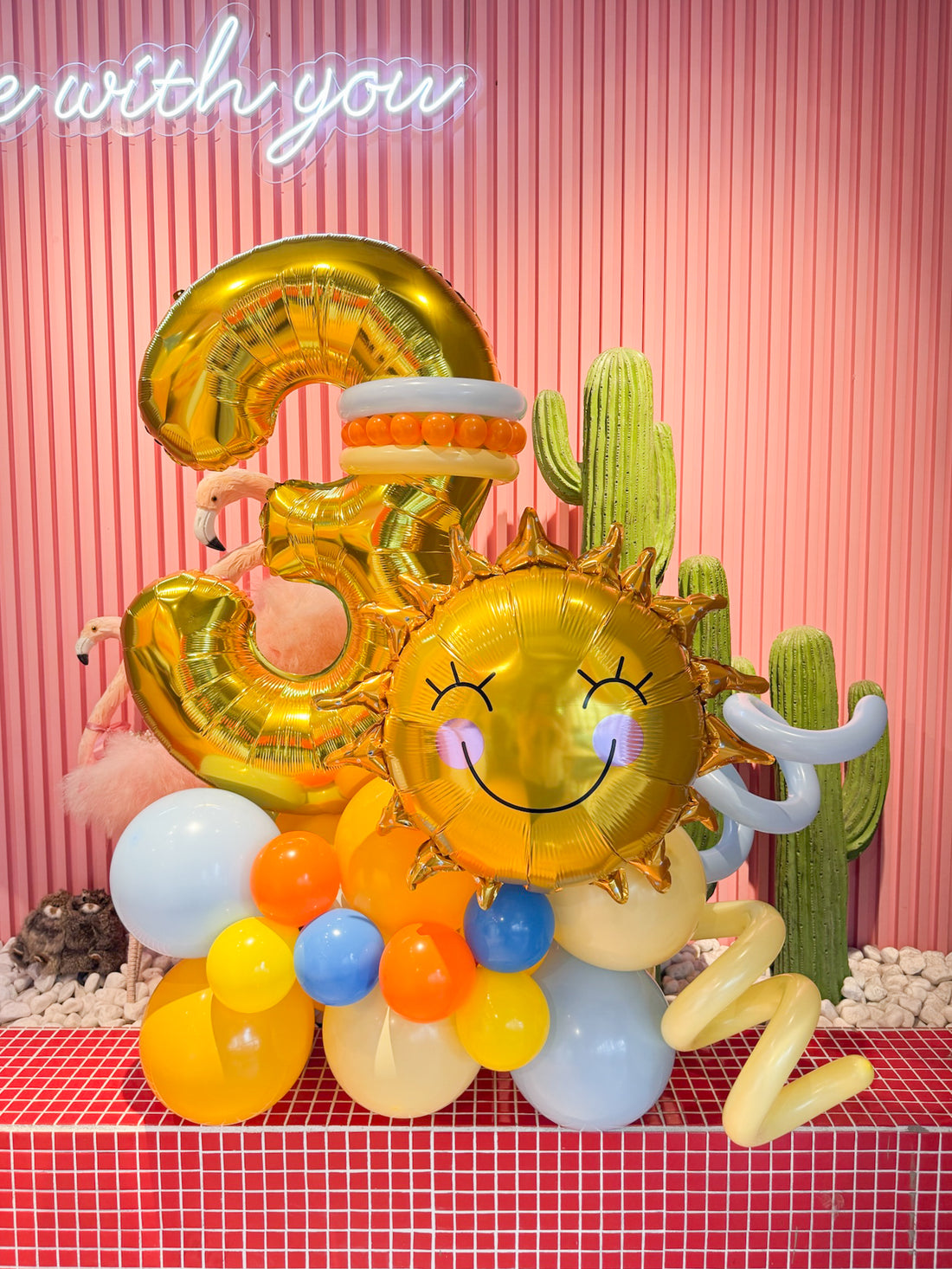 數字氣球底座｜生日佈置氣球｜派對氣球｜Balloon HK