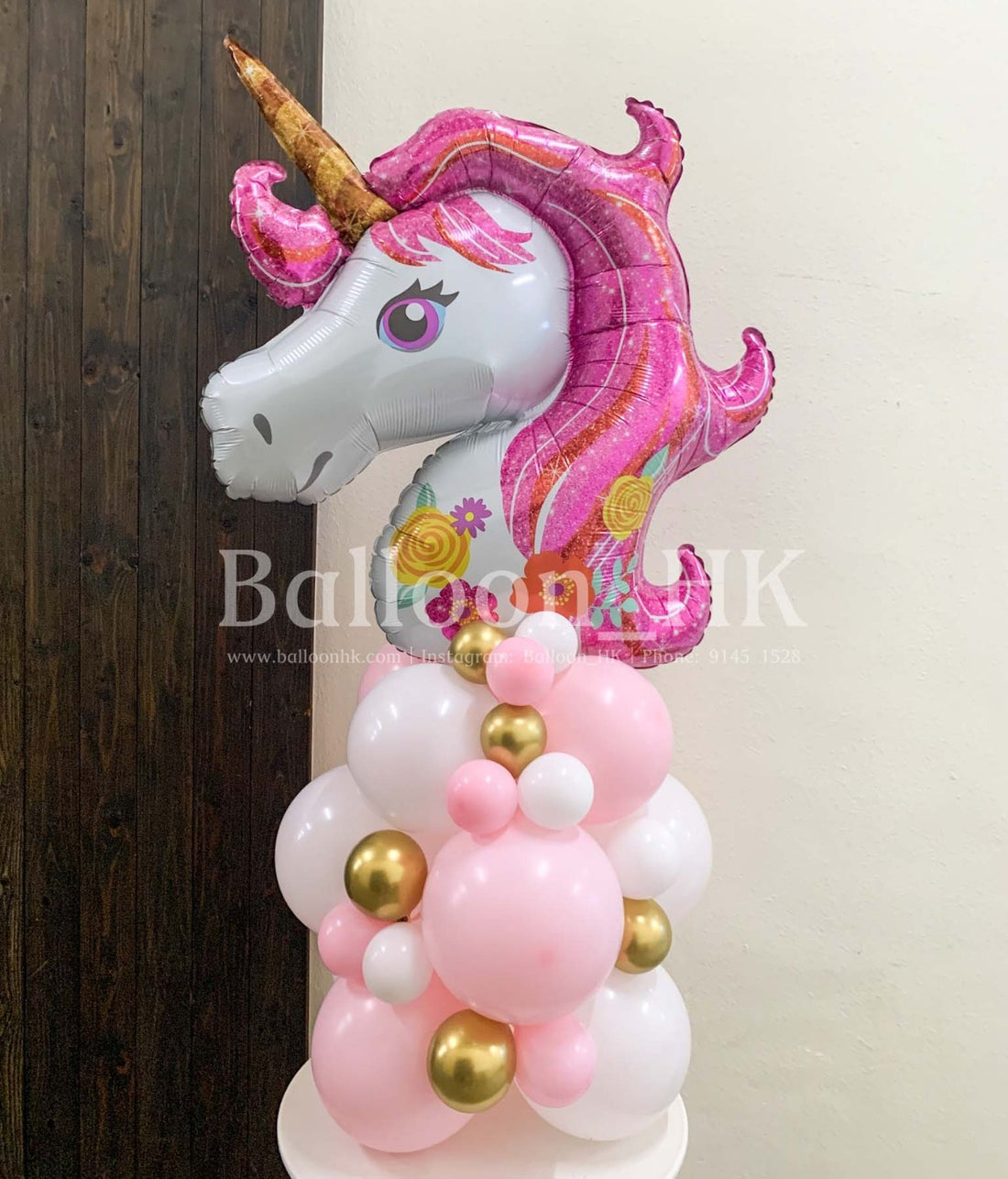 獨角獸氣球｜兒童派對氣球｜場地佈置｜BalloonHK