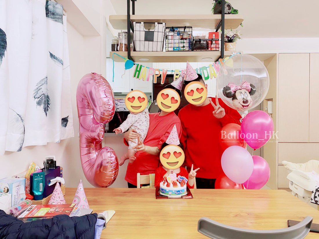 兒童生日氣球｜生日派對｜Party佈置｜BalloonHK
