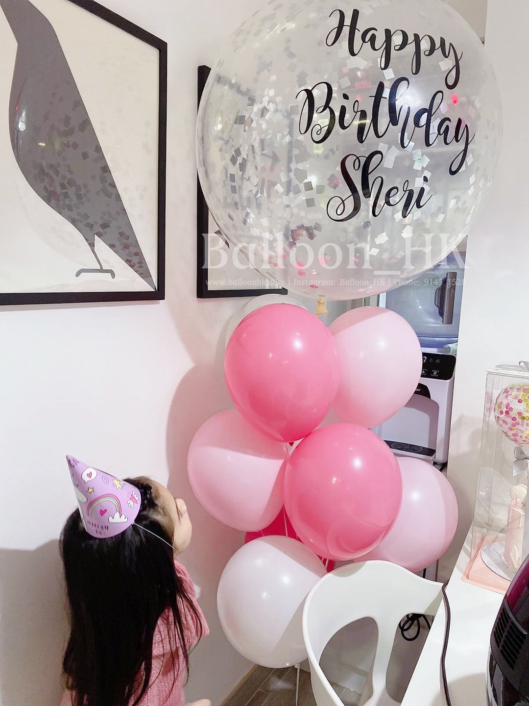 兒童生日氣球｜居家派對｜Party佈置｜BalloonHK