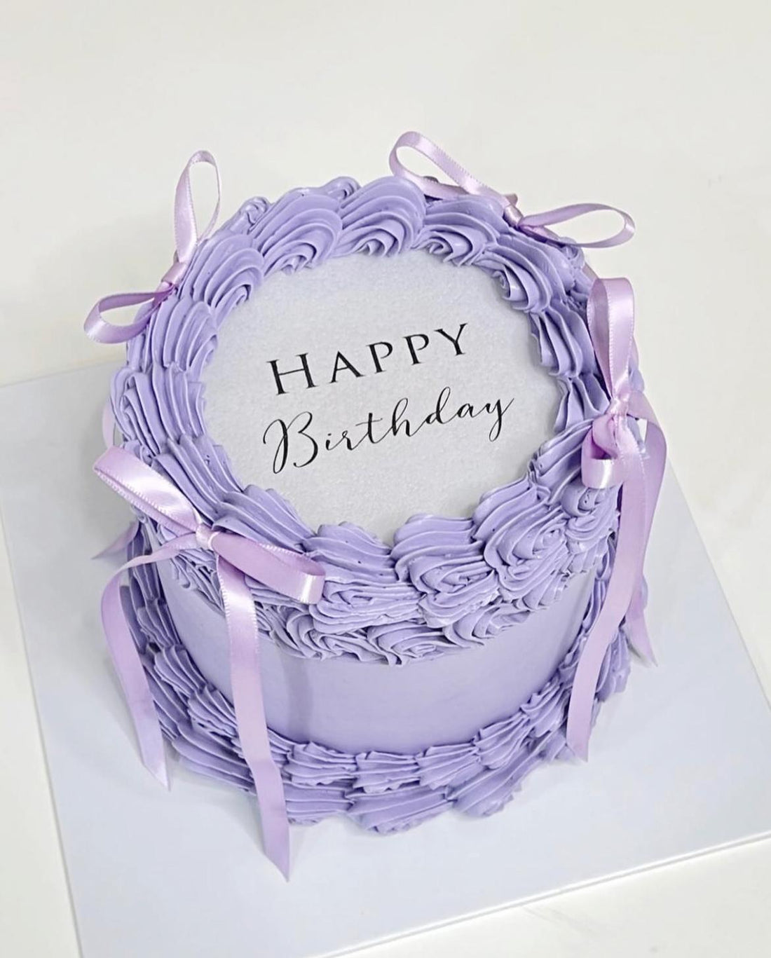 圓形火焰蛋糕｜生日蛋糕｜蝴蝶結蛋糕｜BalloonHK