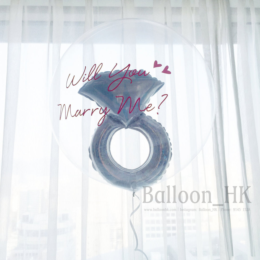 透明氣球｜求婚氣球｜ Message氣球｜ BALLOON HK 氣球專門店