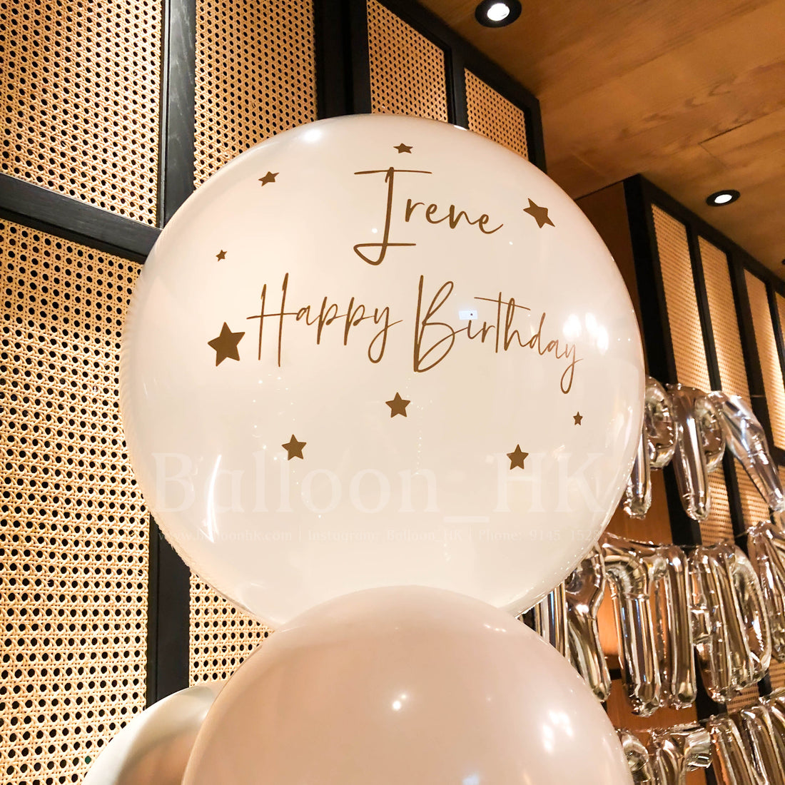 水晶波中橡膠｜Message氣球｜生日氣球｜ BALLOON HK 氣球專門店