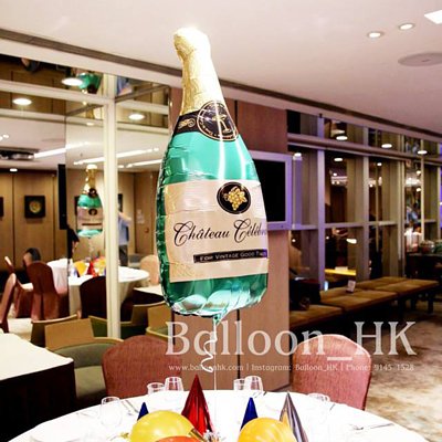 香檳氣球 ｜氫氣球｜錫紙氣球| BalloonHK 