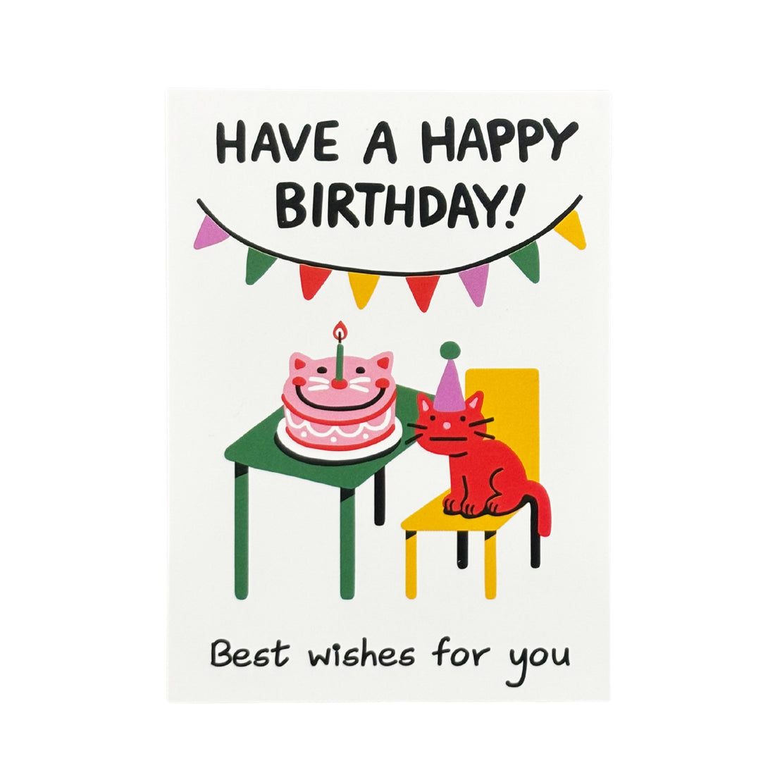 心意卡-HBD- Red Cat