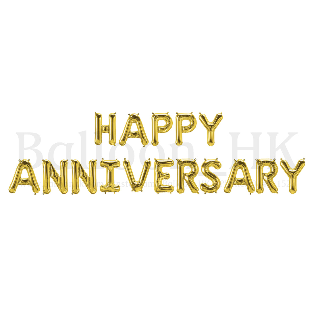 14” 英文字母氣球 - HAPPY ANNIVERSARY