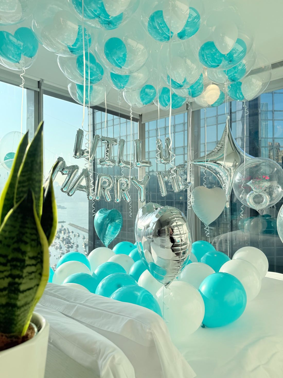 求婚氣球佈置套裝 10 - Tiffany 組合