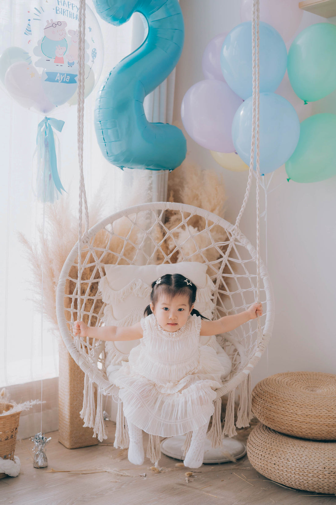 40" 糖果藍色數字