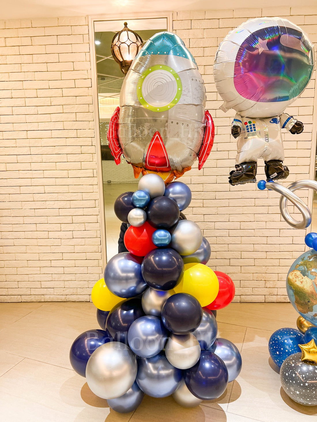 Rocket Blastoff Balloon Garland  | 氣球鏈｜氣球花環 
