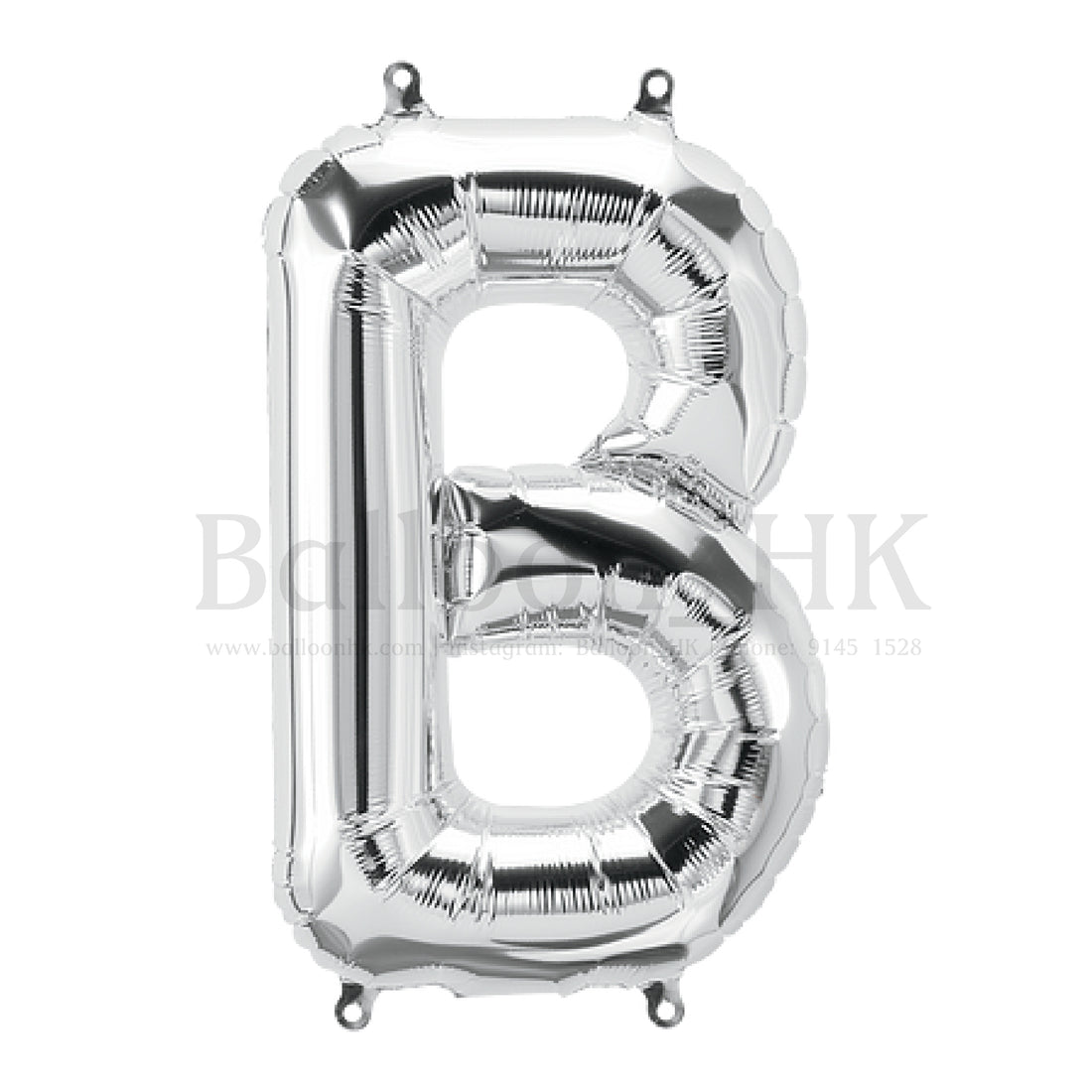 14"銀色英文字母