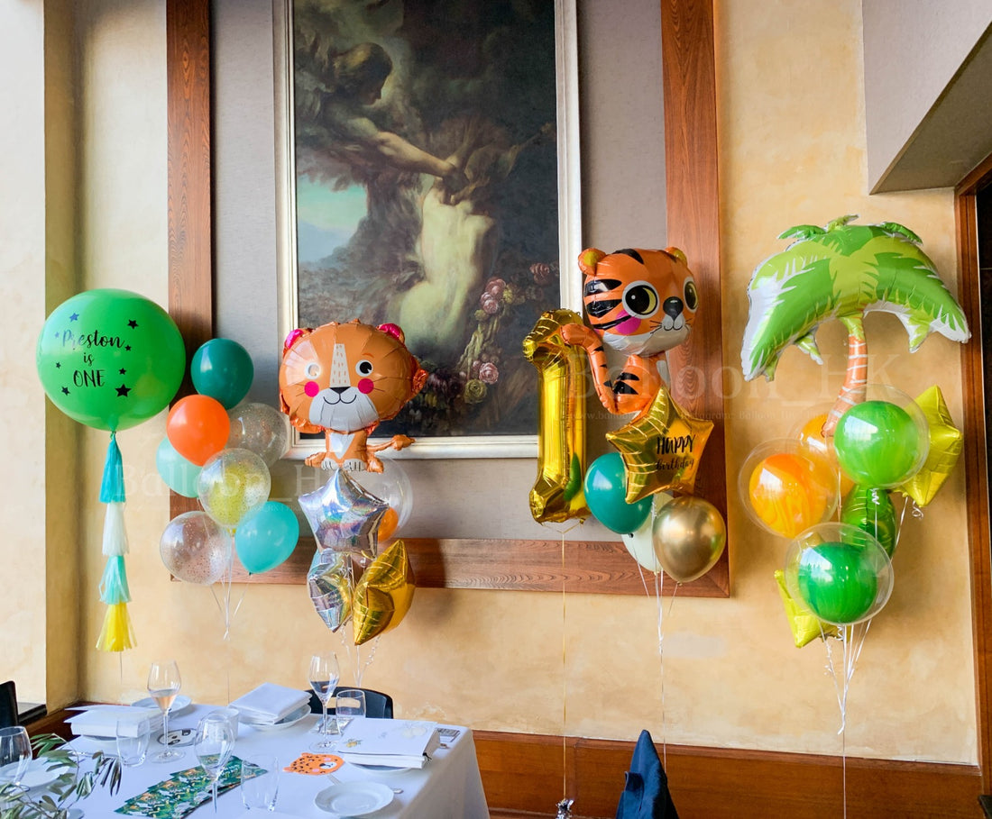 兒童生日氣球｜夏日派對｜Party佈置｜BalloonHK