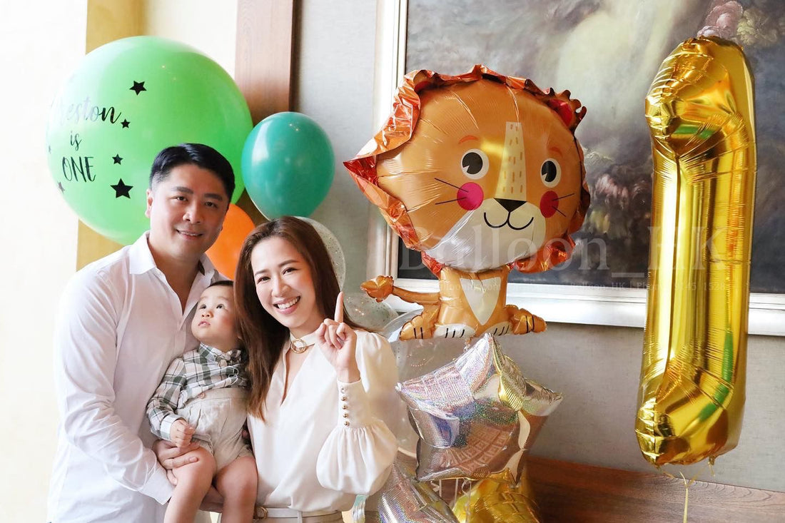 兒童派對氣球｜1歲生日｜獅子氣球｜Balloon HK