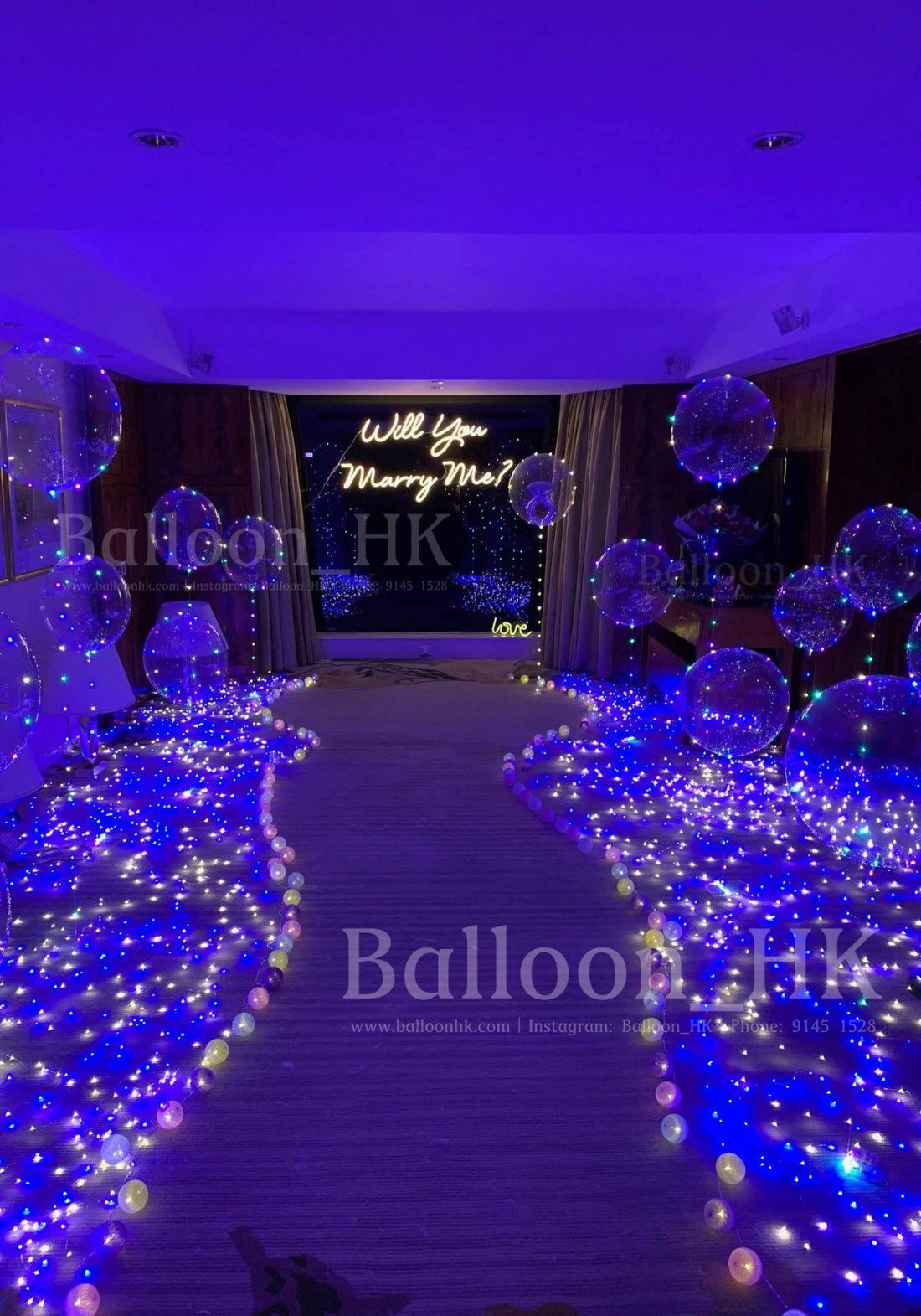 求婚氣球｜求婚佈置｜求婚裝飾｜Balloon HK