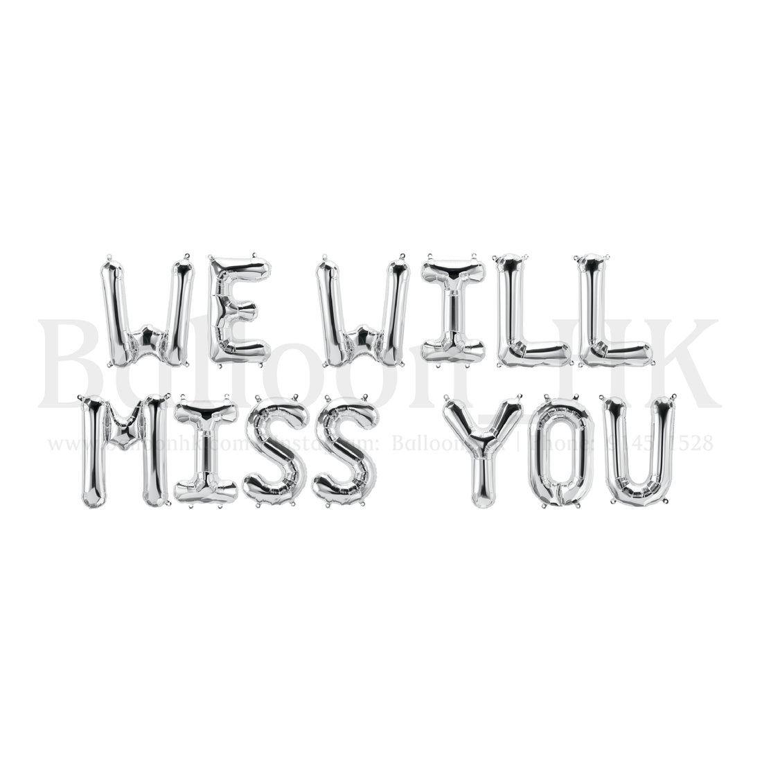 14" 字母 - WE WILL MISS YOU