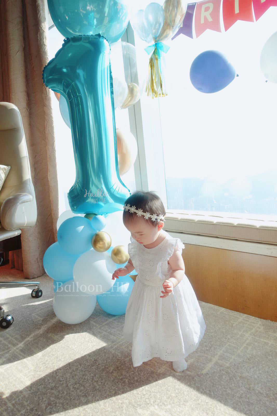 Haillie 數字氣球底座