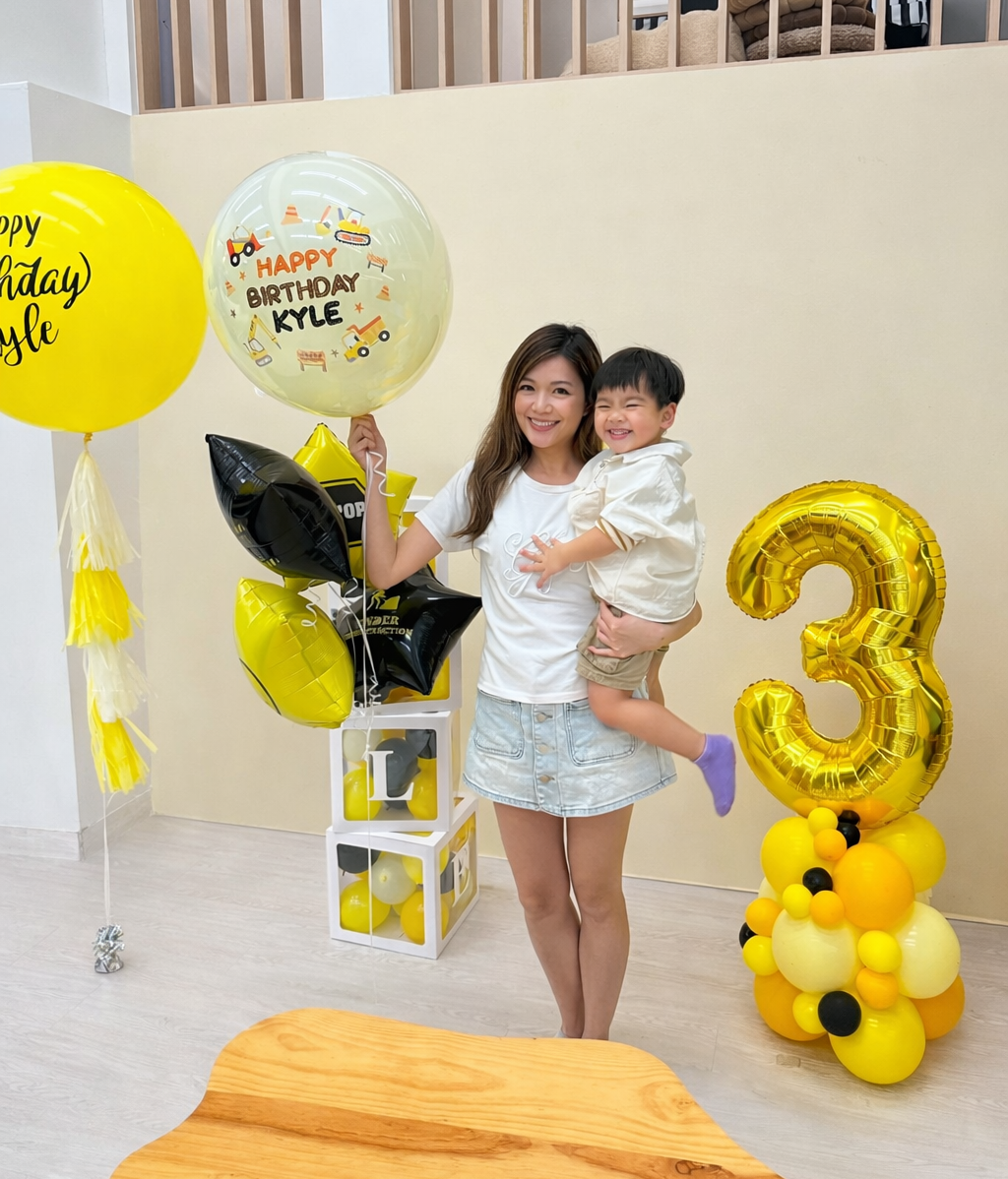 工程車氣球 | 兒童派對 |  BALLOONHK 氣球專門店